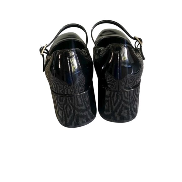 Marc Fisher Palie Black Patent Square Toe Mary Jane 8.5 - Picture 4 of 7